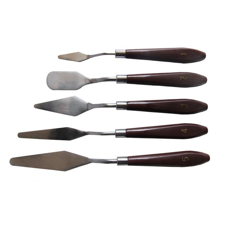 Conda 5 Piece Palette Painting Colr Mixing Scraper For Painting