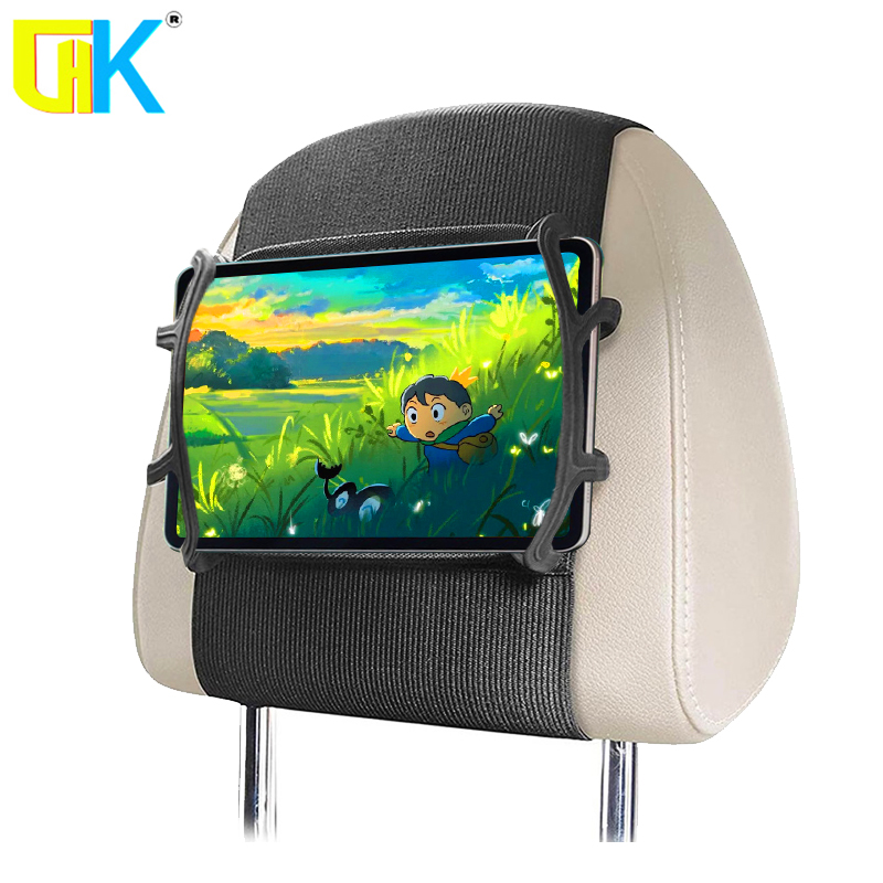 Hkgk Universele Auto Tablet Houder Voor Samsung Tablet Stand Auto Hoofdsteun Mount Houder 7-10.5 Inch Voor Ipad Air pro Tablet Case