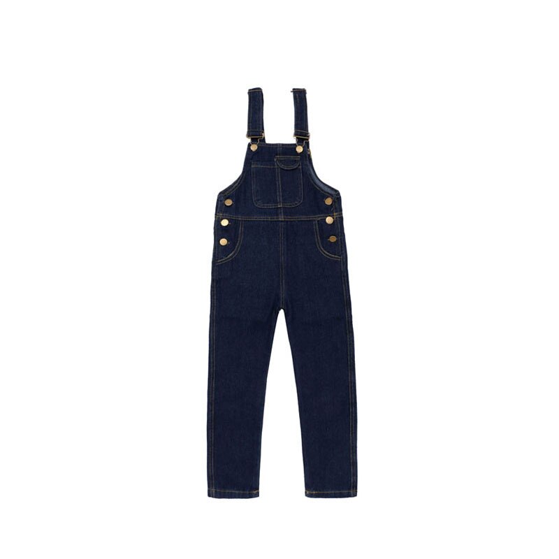 Salopette en jean pour enfants et adolescents, printemps, combinaison à poches, pantalons pour garçons et filles de 5, 7, 9, 11 et 13 ans: 160(12-13T)