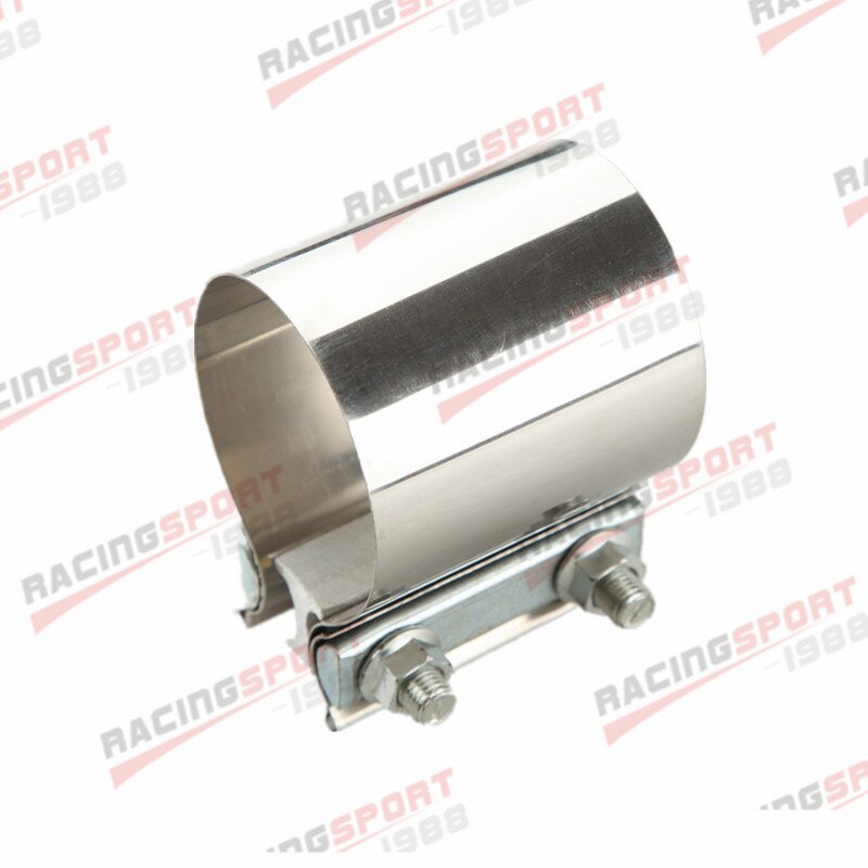 3.0" Stainless Steel Exhaust Flat Band Clamp/Clamps