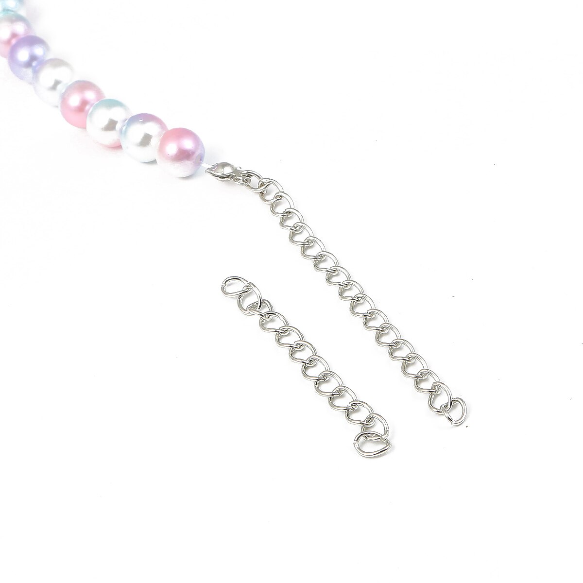 50 stk/parti 5cm 7cm kjedeforlenger armbånd forlenger forlengelse haler koblinger for smykker å gjøre selv-funn