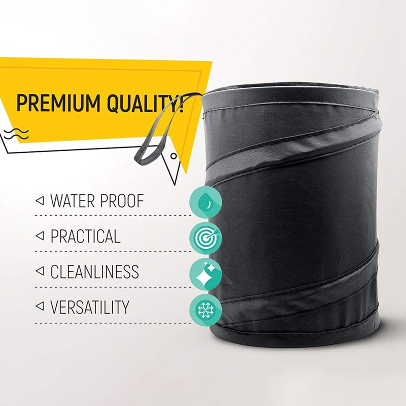 Car Trash Can, Portable Garbage Bin, Collapsible Pop-Up Waterproof Bag, Waste Basket Bin, Rubbish Bin