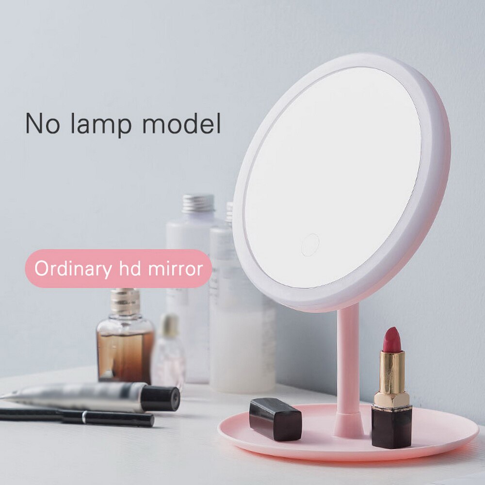 Espejo de maquillaje con aumento de luz led para maquillaje, espejo de tocador iluminado y espejos iluminados de belleza desmontables