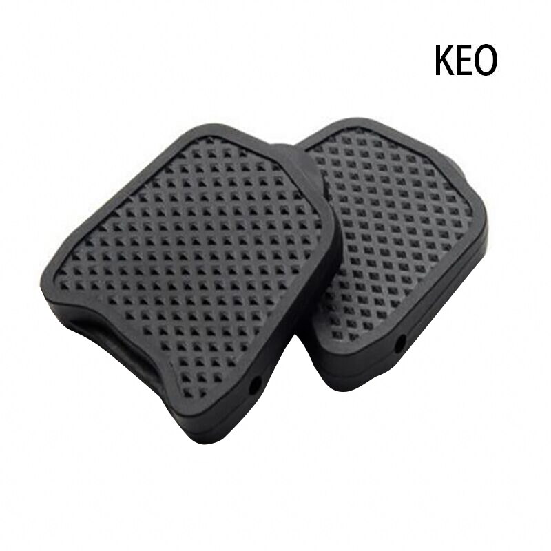 Adaptador de Pedal sin clip para cubiertas planas de Pedal de bicicleta para Shimano SPD-SL Look KEO: Black for KEO system