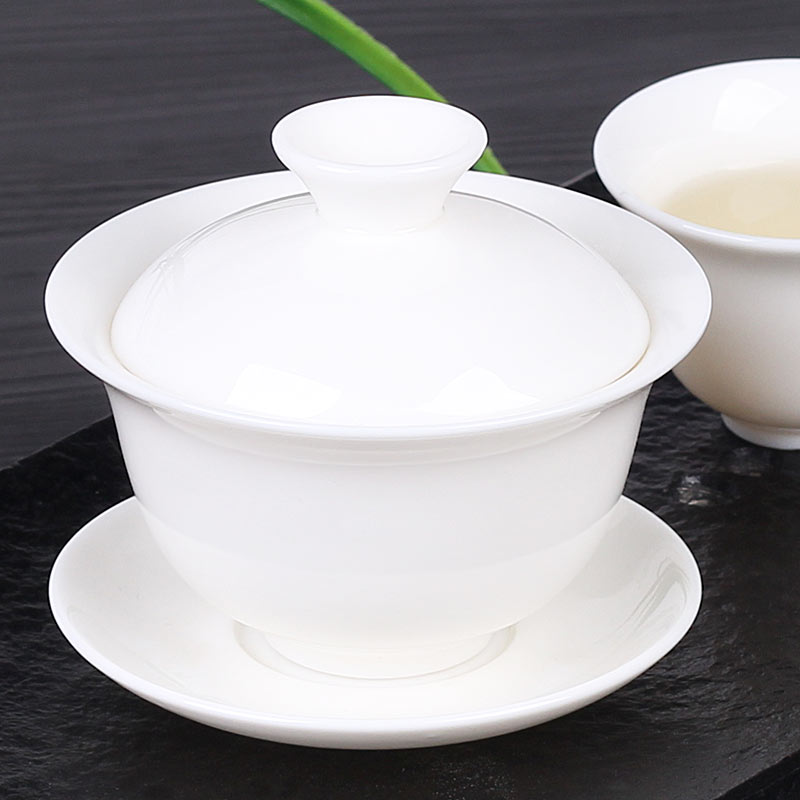 Yangzhi, Jade, Handmade, Sancai, Covered Bowl, Tea Cup, Tea Set, Sopera De Ceramica Jingdezhen Tea Cup Chrysanthemum Tea