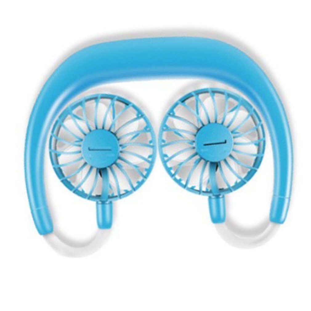 7-leaf sports wear hanging neck fan first generation Plastic Ordinary round 360 Degree Rotation Refrigeration