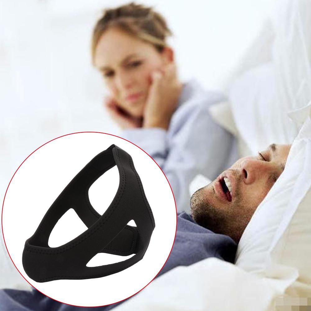 Anti Snore Adjustable Triangular Jaw Stop Snoring Chin Strap bracket Protecting Breathing Jaw Belt Support Sleep Aids