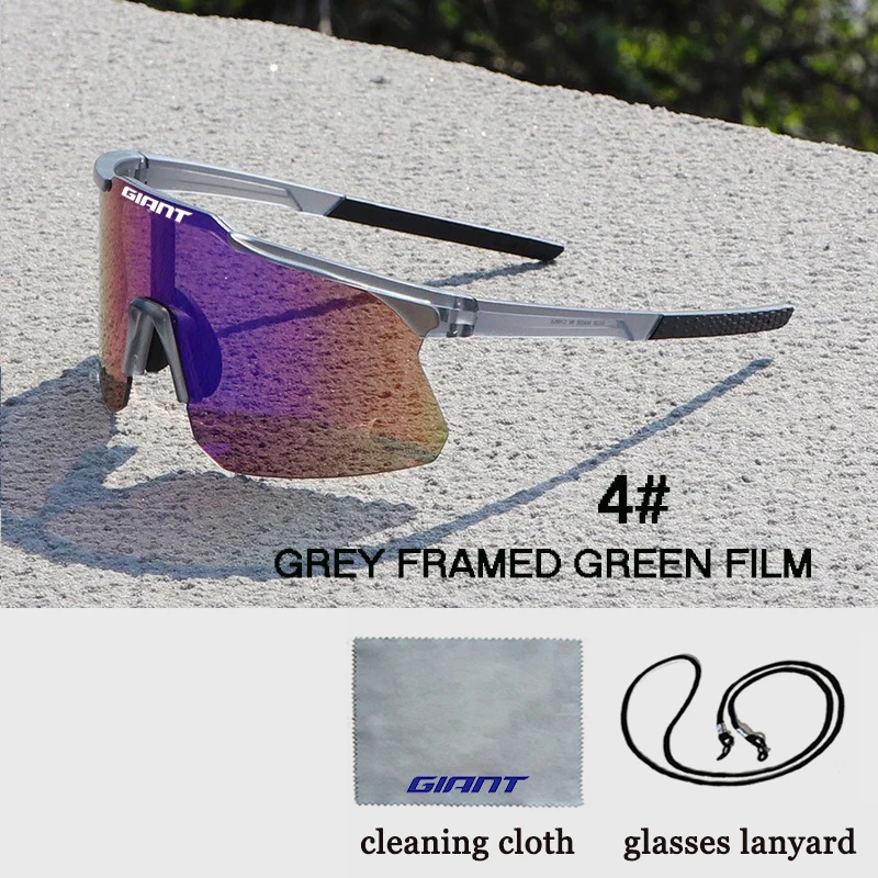 Jättestora cykelsolglasögon för män och kvinnor, mountainbike, landsvägscykel, cykelsolglasögon, utomhusglas med fodral, cykelglasögon: Orange