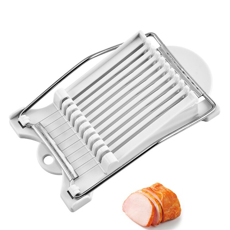 Household Stainless Steel Pork Luncheon Meat Slicer Multifunction Fruit Slicer Egg Slicer Ham Slicer AXIR