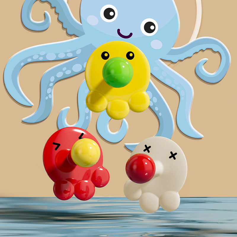 Octopus towel Hook Bathroom Kitchen Hooks Cartoon Animal Toilet Hanging Towel Clothes Hat Adhesive Hook Door Hanging Cloth Rack