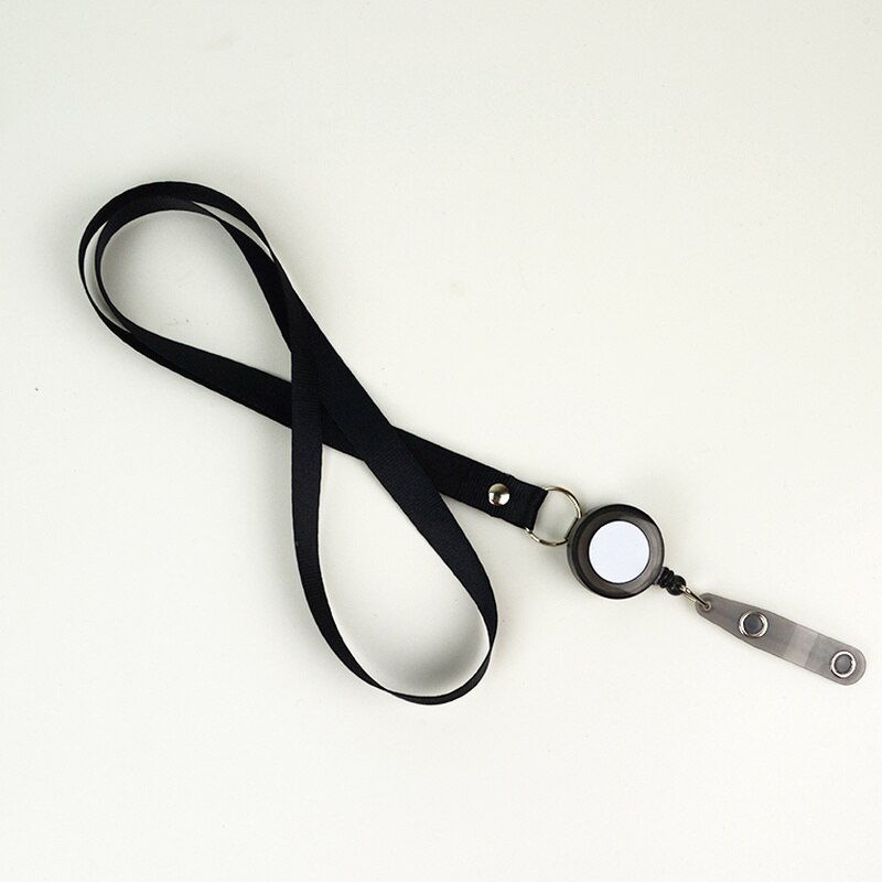 Infällbara nyckelband id-bricka hållare sjuksköterska badge hållare kreditkortshållare kawaii stationär nyckelring namnskylt korthållare