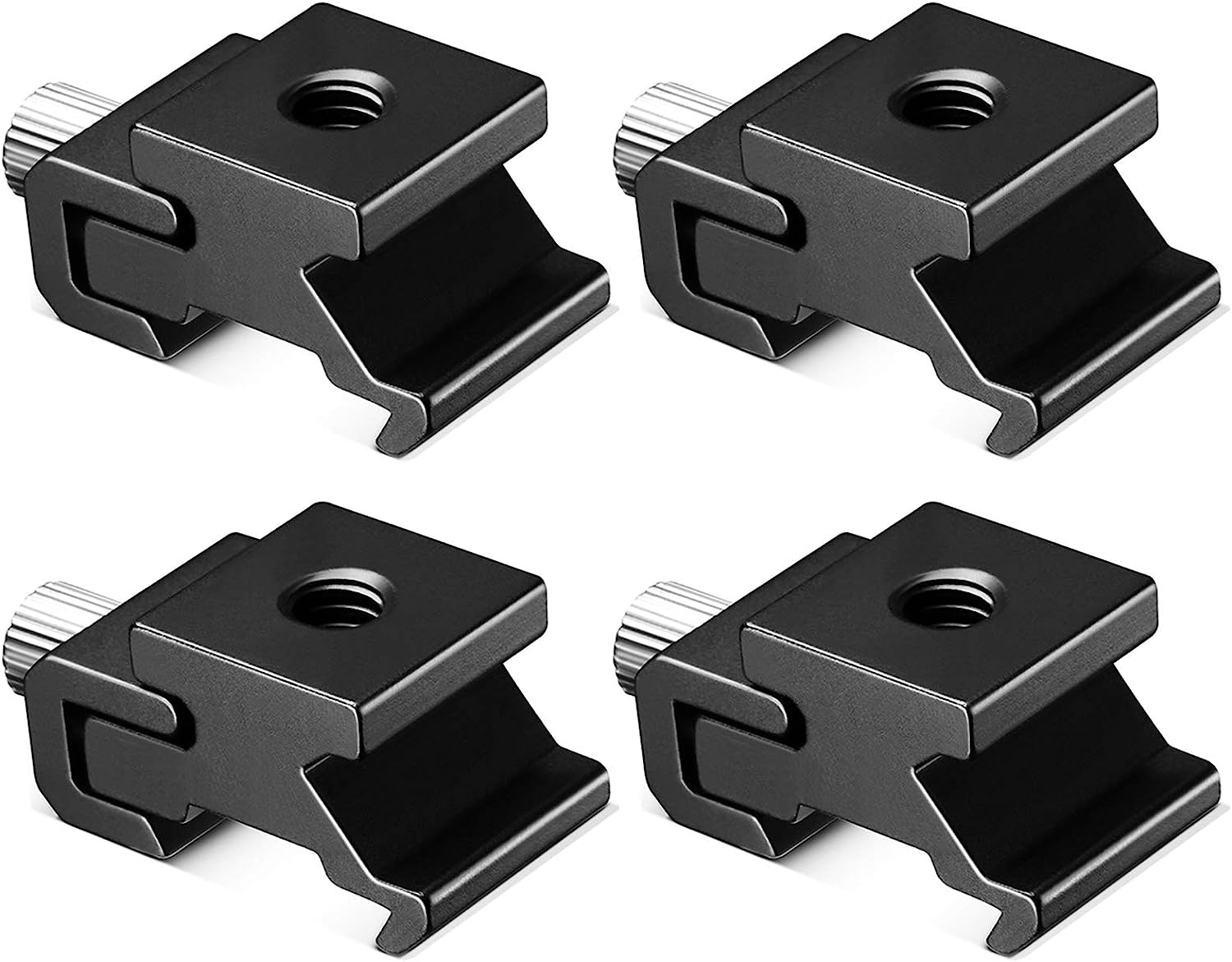 Adaptateur de support de Flash de chaussure froide d'appareil photo en métal avec filetage de vis de trépied 1/4 "-20 pour appareil photo reflex Nikon Canon flash speedlite: Peach blossom