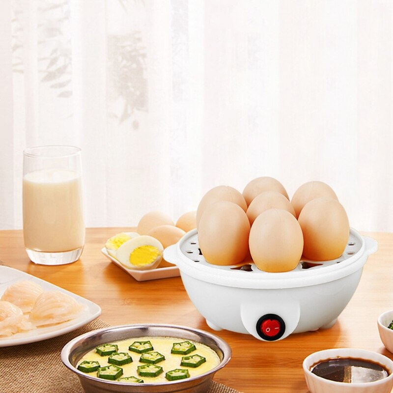 Electric Egg Steamer 7 Egg Capacity Electric Egg Cooker for Hard Boiled Eggs Multi-function Cartoon Hen Egg Boiler