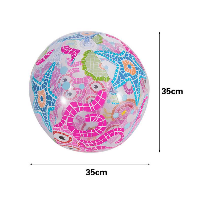 PVC Inflatable Beach Ball Water Balloons Elastic Float Ball Parent Child Interactive Toys For Adult Children Outdoor Balls