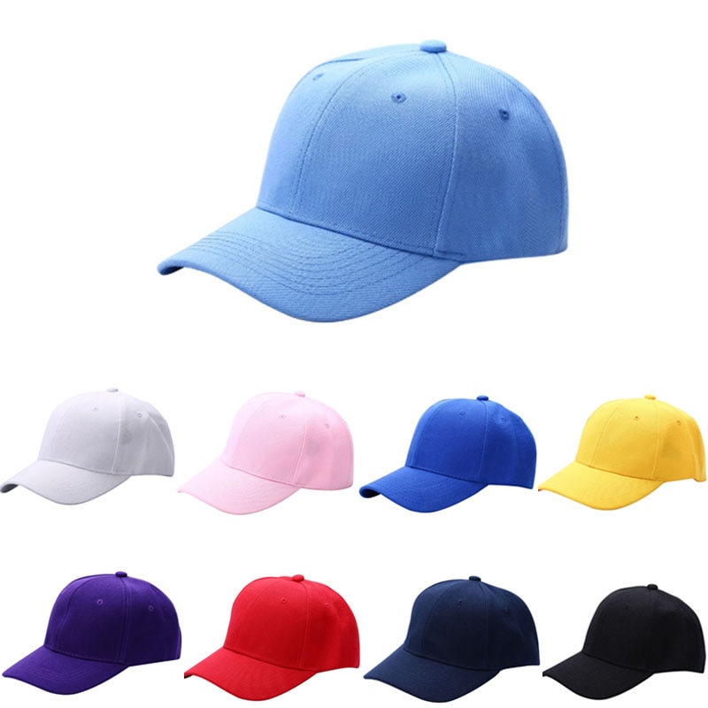 Plain Baseball Cap women men snapback caps Classic Style hat Casual Sport Outdoor Adjustable cap unisex