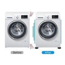 4pcs Non-slip Rubber Washing Machine Foot Pad Furniture Fixed Base Moisture-proof Refrigerator Pulsator Drum Base