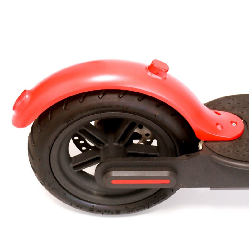 Til xiaomi  m356 pro elektrisk scooter foran og frygt fender dæk anti-splash skjold rød bagskærm med baglygte