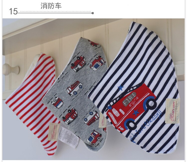 Baby slabbetjes 3pc/ lot 100%  katoenen bandana slabbetjes babykleding meisjes handdoek bandana's babykleding  b6 d 985r: 15