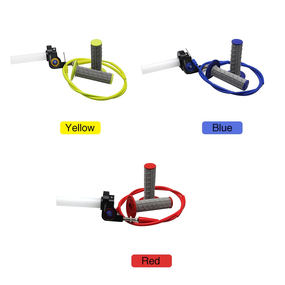 ZS Rennen Ein Satz Motorrad Drossel Griff Schnell Twist Gas Drossel Begleichen Mit Gaszug passen Auf 7/8 "22mm Griff Bar Moto