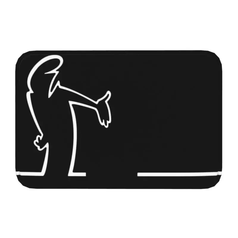 La Linea Golf Fuß matt Anti-Rutsch-Schlecht Küchen matt Wohnzimmer Boden tür Eingang Teppich Teppich: Blau