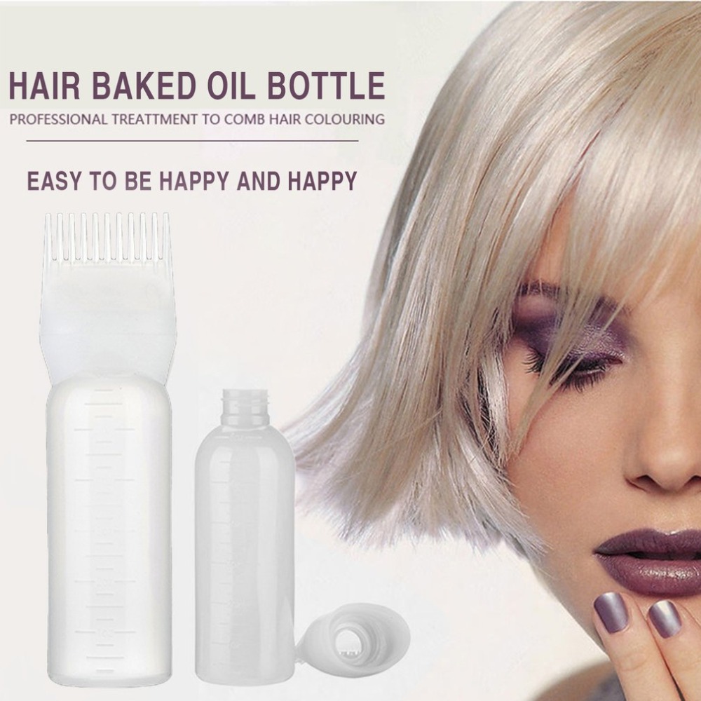 120ml cheveux colorant bouteilles applicateur peigne brosse distributeur Kit échelle presser bouteille cheveux Solon maison coloration teinture utiliser