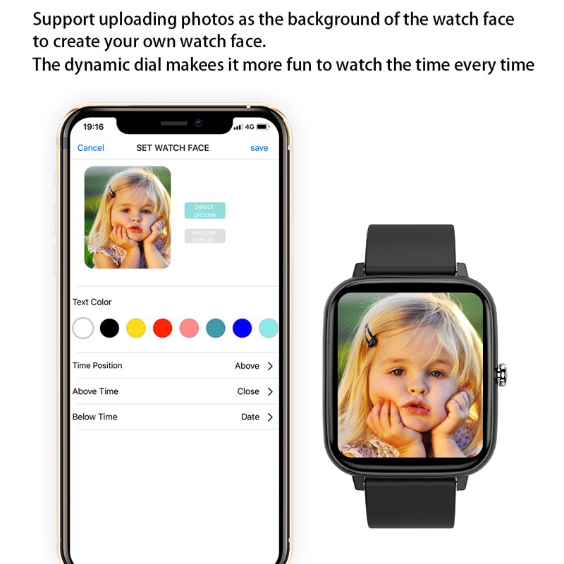 Rollstimi Smart Watch Men Bluetooth Answer Call Full Touch Dialing Fitness Tracker Waterproof Smartwatch Ladies Sports wristband