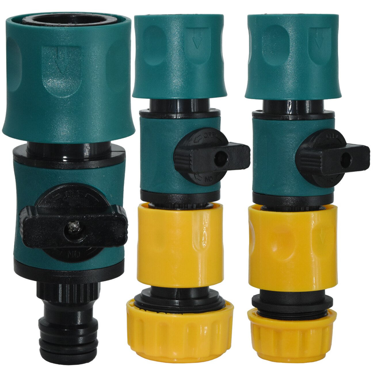 KESLA Garden Quick Connector Coupling w/ Shut Off Valve Switch Irrigation Watering 16mm 20mm Hose Pipe Adapter Fittings Repair