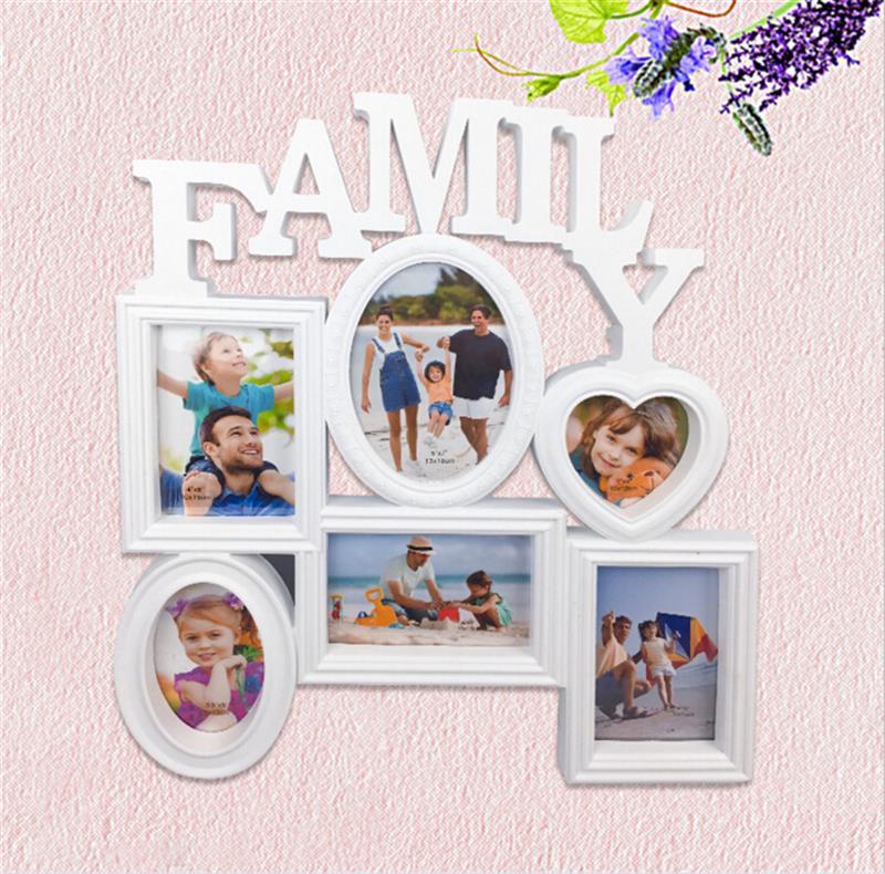 Collage Picture Frame 6 Openings Family Hanging Picture Frame Photo Frame For Wall Decor To Family
