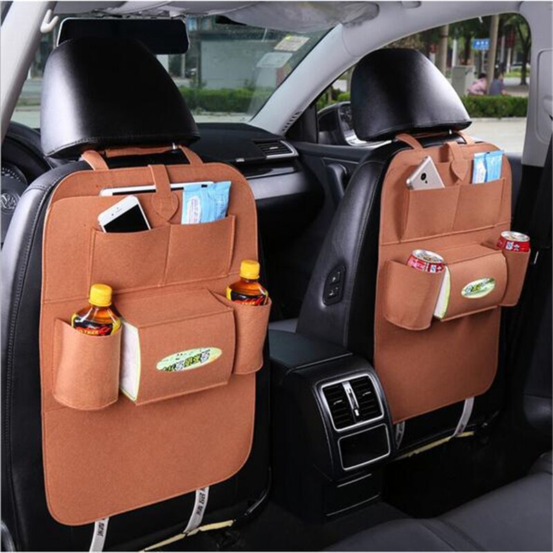 Universelle Wasserdichte Auto Rücksitz Organizer Lagerung Tasche Multifunktionale Humanisierte Lagerung Tasche Filz Abdeckungen Zurück Sitz Taschen