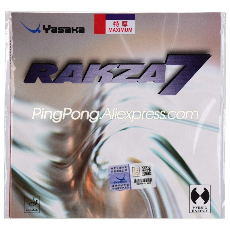 Yasaka rakza 7 ( rakza 7, rk7)  bordtennis gummipips-i original yasaka rakza ping pong svamp