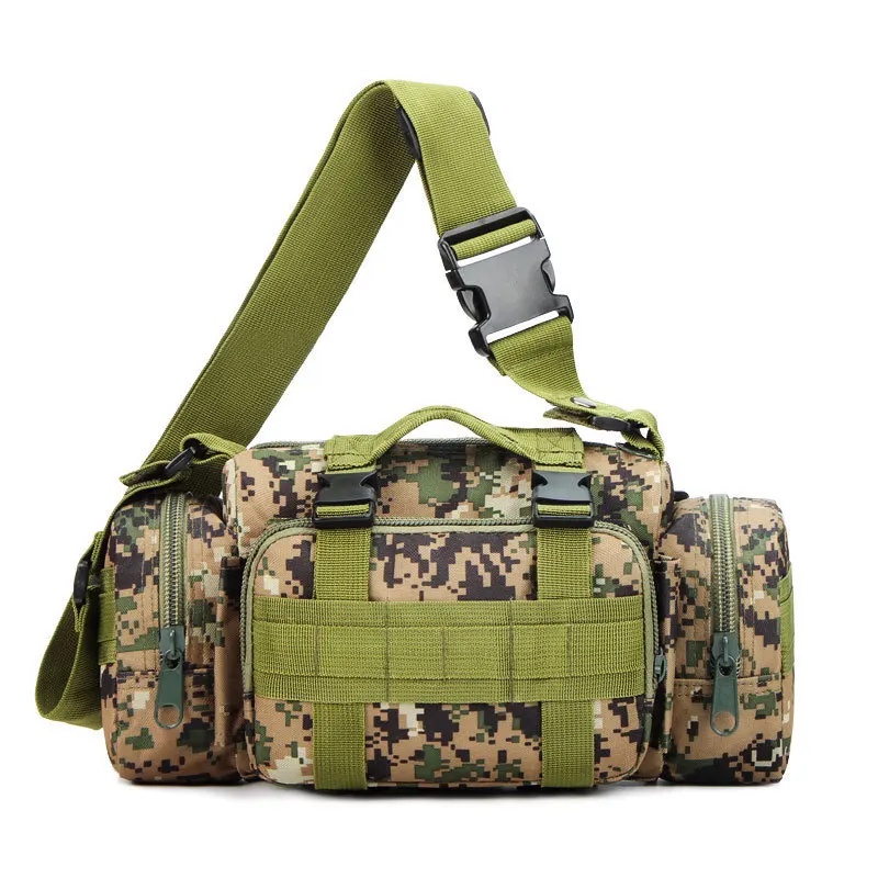 Multifunctional Outdoor Sports Camouflage Magic Waist Bag Handheld Single Shoulder Crossbody Camera Waist Bag for Men And Women: yellow color