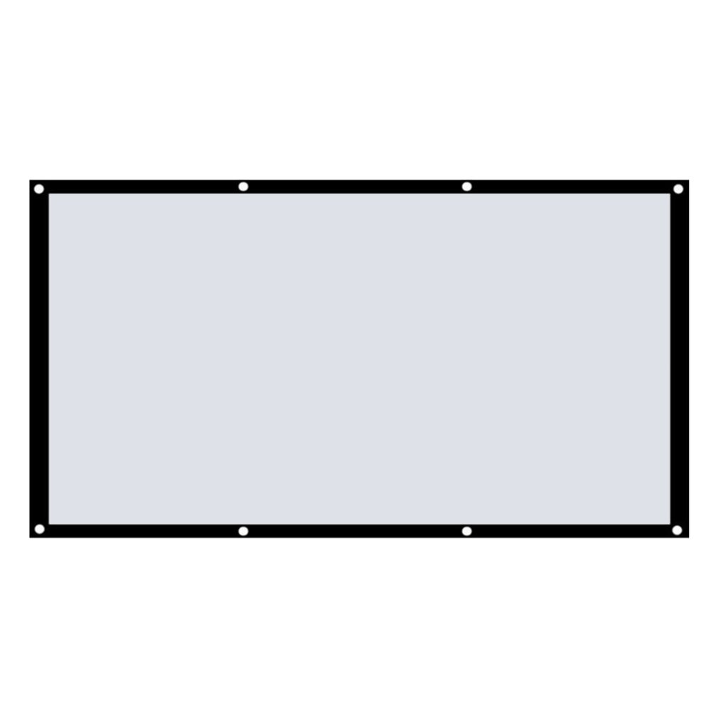 16:9 Foldable Home translucent Projection Screen Film Theater Outdoor 60/84/100/120 inch Movie Video Screen for Projector