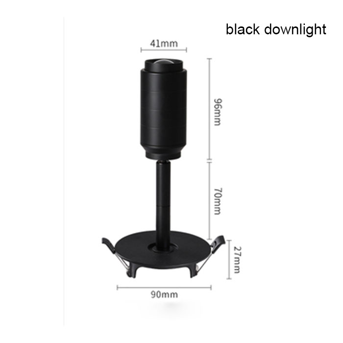 Nowoczesna lampa torowa Zoomable regulowana wiązka kątowa lampa szynowa punktowa odzież buty sklep Powiększenie wystawa galeria lampa reflektory kaczan