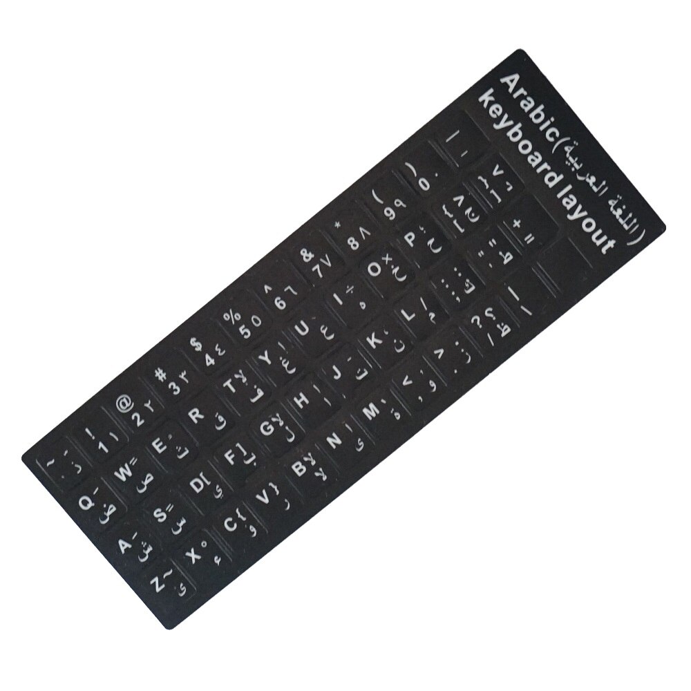 Toetsenbord Stickers Lichtgevende Waterdichte Rusland Meertalige Toetsenbord Stickers Beschermfolie Layout Met Knop Letters Covers