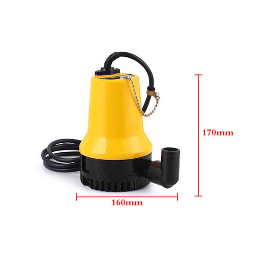 Bilge Pump Submersible Pump Sump Pump(4600RMP, 50W), Quiet Water Pump for Ponds, Boat, Hydroponic systems