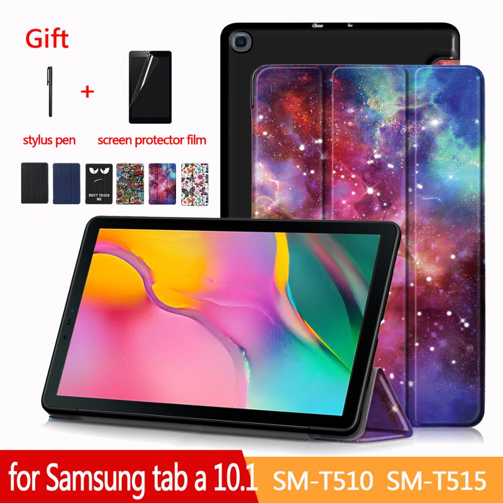 Case for Samsung Galaxy Tab A 10.1 SM-T510/T515 Tablet Adjustable Folding Stand Cover for Samsung Galaxy Tab A 10.1 Case