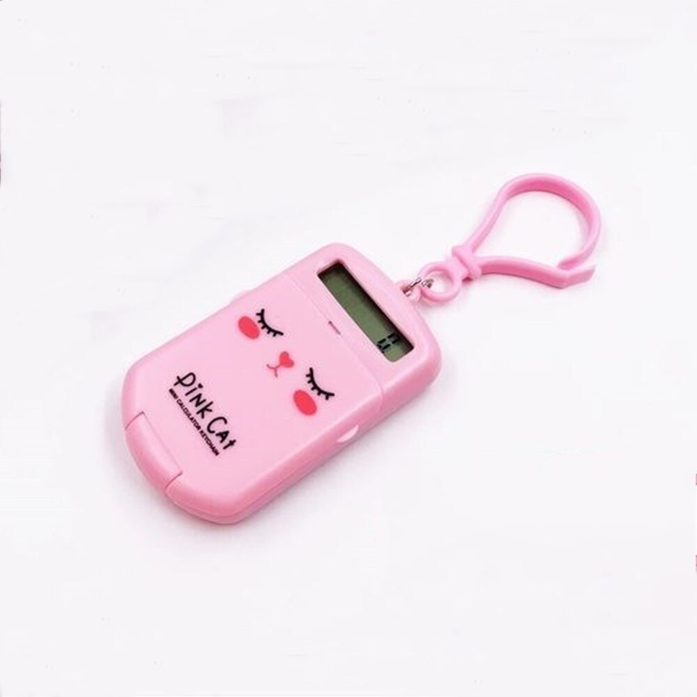 8 Display Mini Cute Calculator Pocket Size Digit Battery Powered Calculator School Electronic Calculator Mathematics Supplies: pink