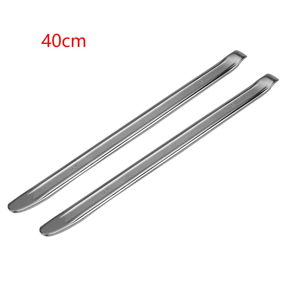 2 uds, abridor de cuchara para bicicleta, llantas duraderas, palanca para neumáticos, bicicleta, acero, motocicleta, herramientas de reparación prácticas, cambiador para ciclismo: 40CM