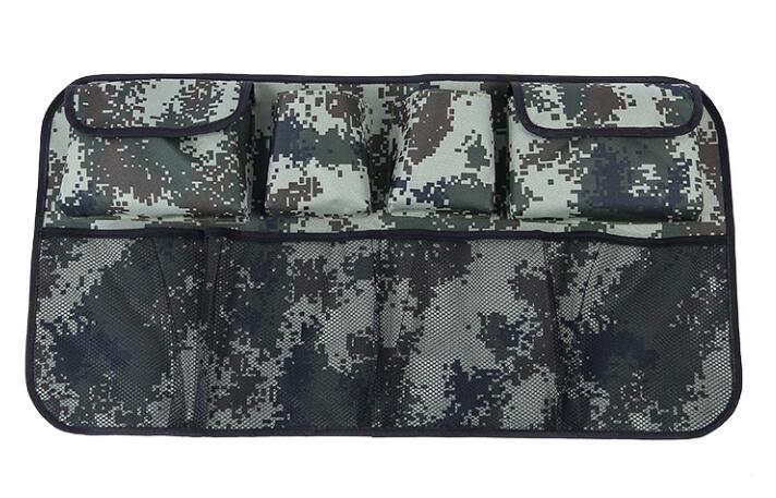 Bil boks oppbevaring bil bagasje boks arrangør bil bak sete bag bil bagasje boks bag bagasje arrangør reise hjem oppbevaringsboks: Mørk khaki