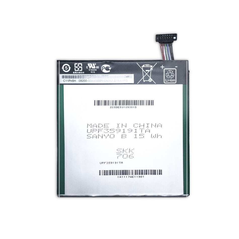 Batería de repuesto C11P1304 para ASUS MEMO PAD HD 7 ME173X K00U K00B HD7, 3950mAh, número de seguimiento