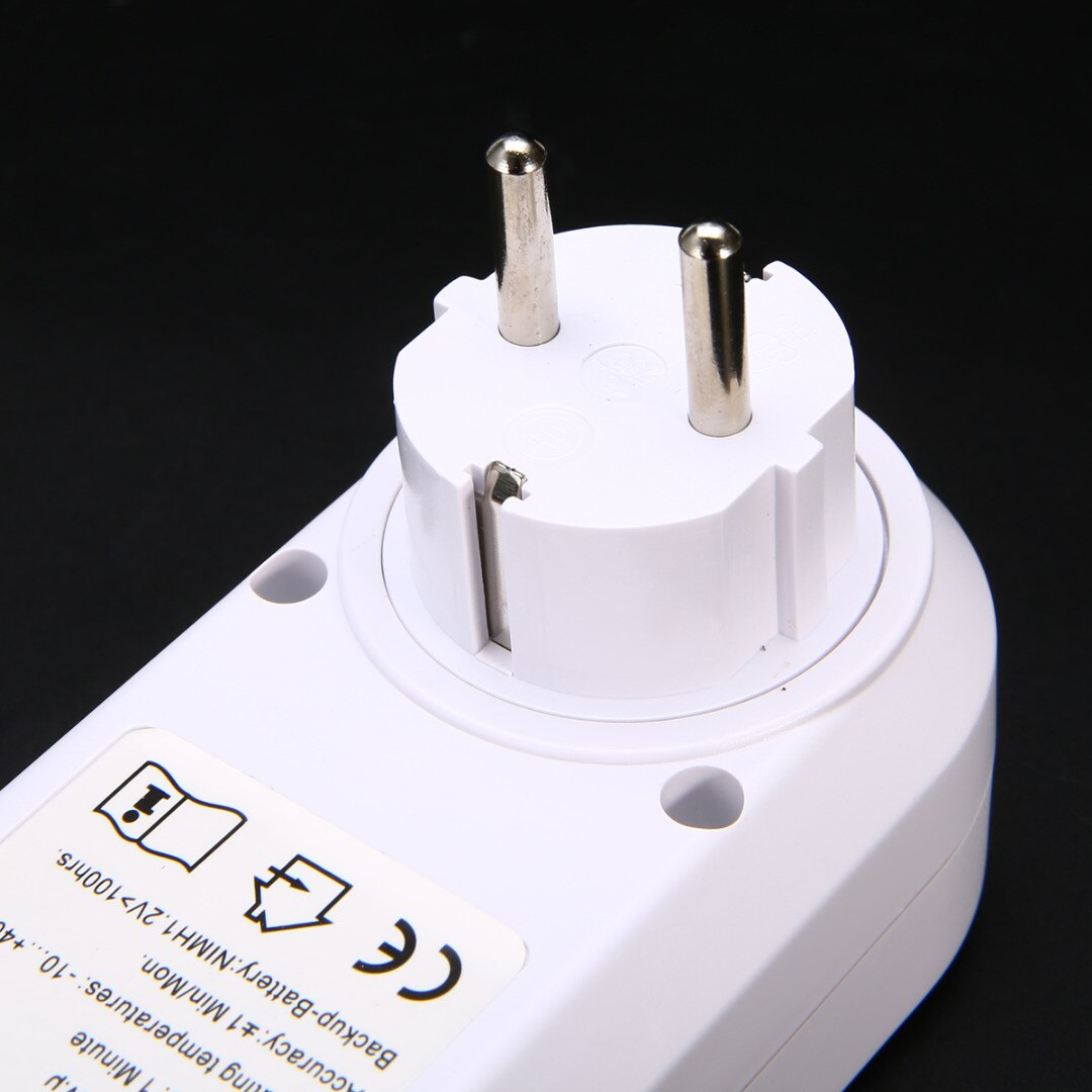 Electronic Digital Digital Timer Outlet EU Plug-in Programmable 7 Day 12/24 Hour Timer Switch Socket For Kitchen Timing Tool