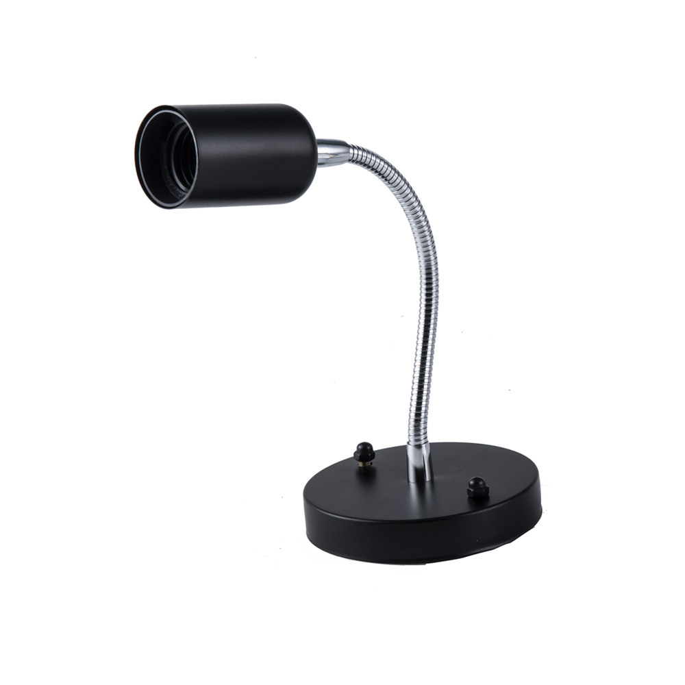 Modern edison  e26/e27 skruvlampa lampa skalsockel lampor glödlampa hållare vägglampa belysning sockel tak spotlight hållare: Svart / E27