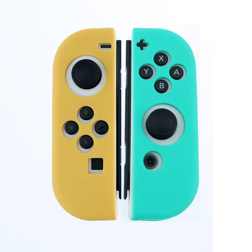 ChengHaoRan Gomma di Silicone Della Pelle Della Copertura di Caso Per Nintendo NS Interruttore Gioia Con Controller Per NX Joycon Anti-slittamento Morbido caso: No.71