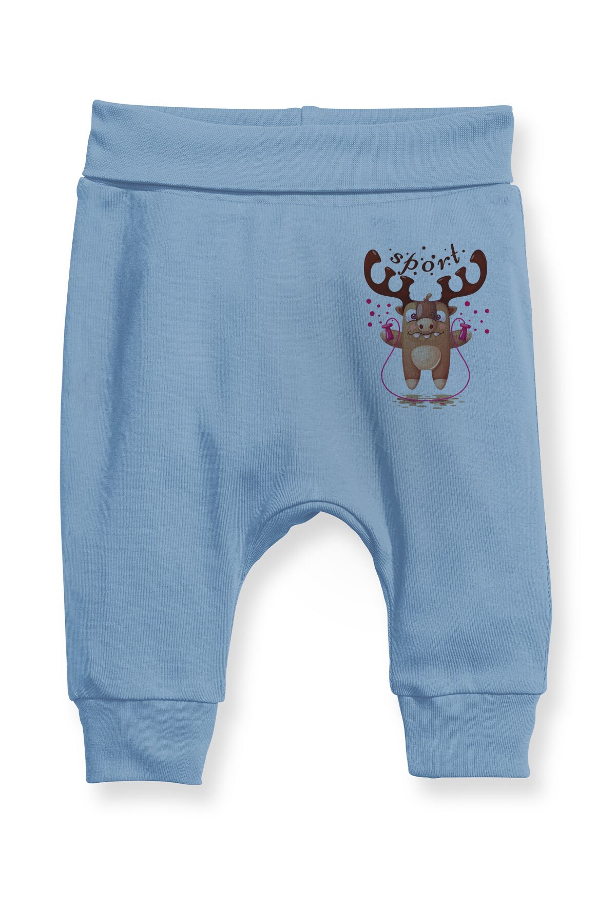 Angemiel baby into sports deer baby boy harem broek pantalon blauw