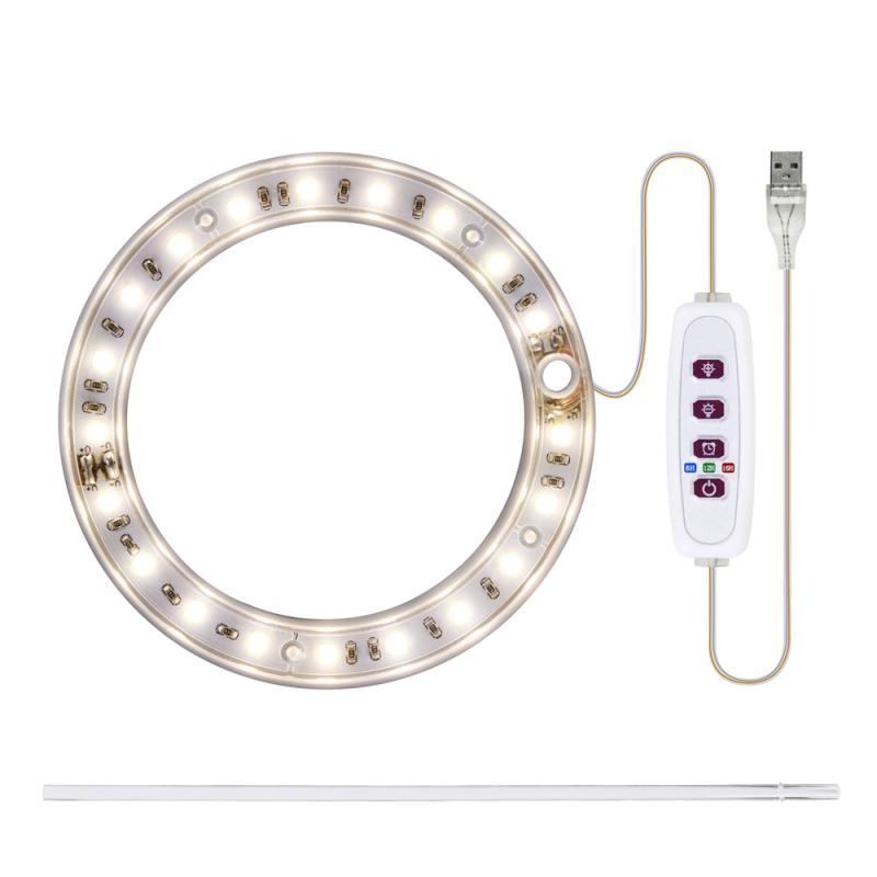 Luz LED de espectro completo para cultivo de plantas, lámpara Phyto Grow, USB, 5V, iluminación para crecimiento de plantas de interior: 05