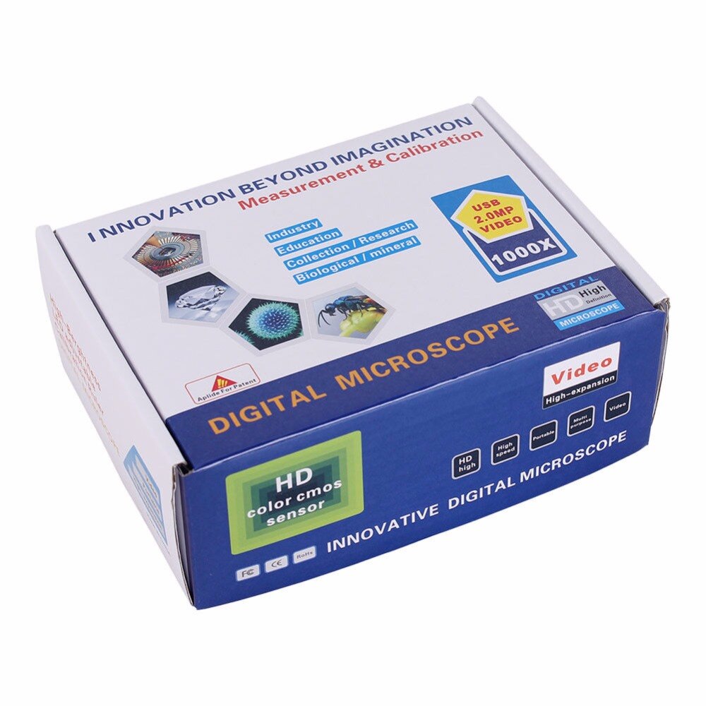 1000X Digital Mikroskop USB Mikroskop Lupe Mit 8 LED-leuchten Mikroskop Endoskop Lupe Video Kamera Für praktisch