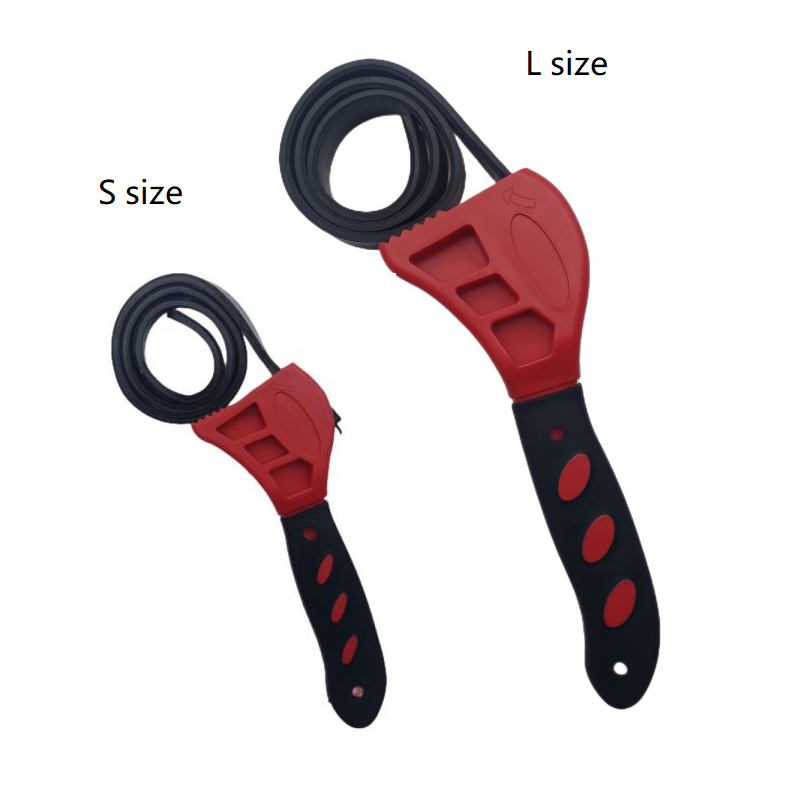 1 Uds. Llave de correa de 6 pulgadas, extractor de filtro de aceite, llave de correa, llave de cadena, abridor de correa, herramienta de desmontaje ajustable: Naranja