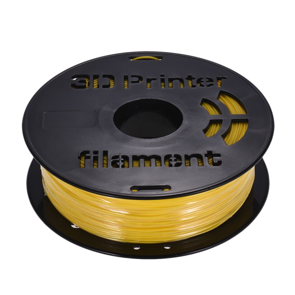 Pla filamentti 3d tulostinmateriaali pla filamentti 1.75mm halkaisija tulostusmateriaalin tarjonta 3d tulostinta 1kg/  kela: Keltainen