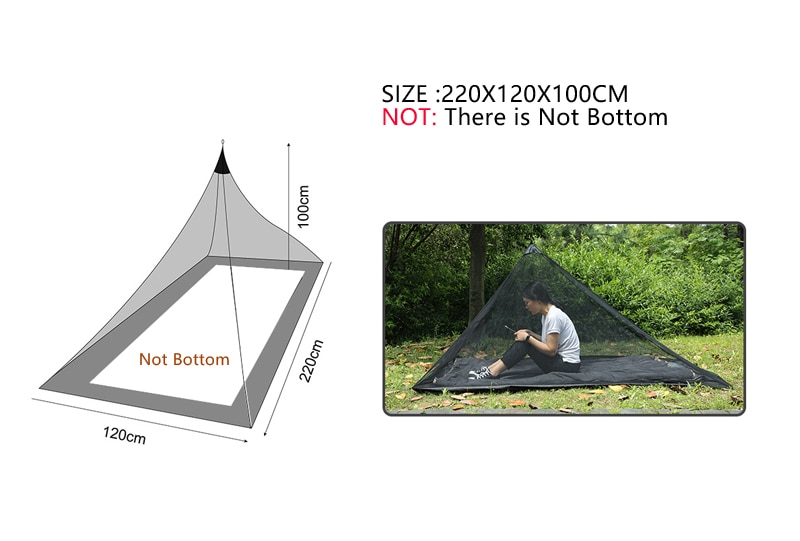 ultra light outdoor camping mosquito net inner mesh tent