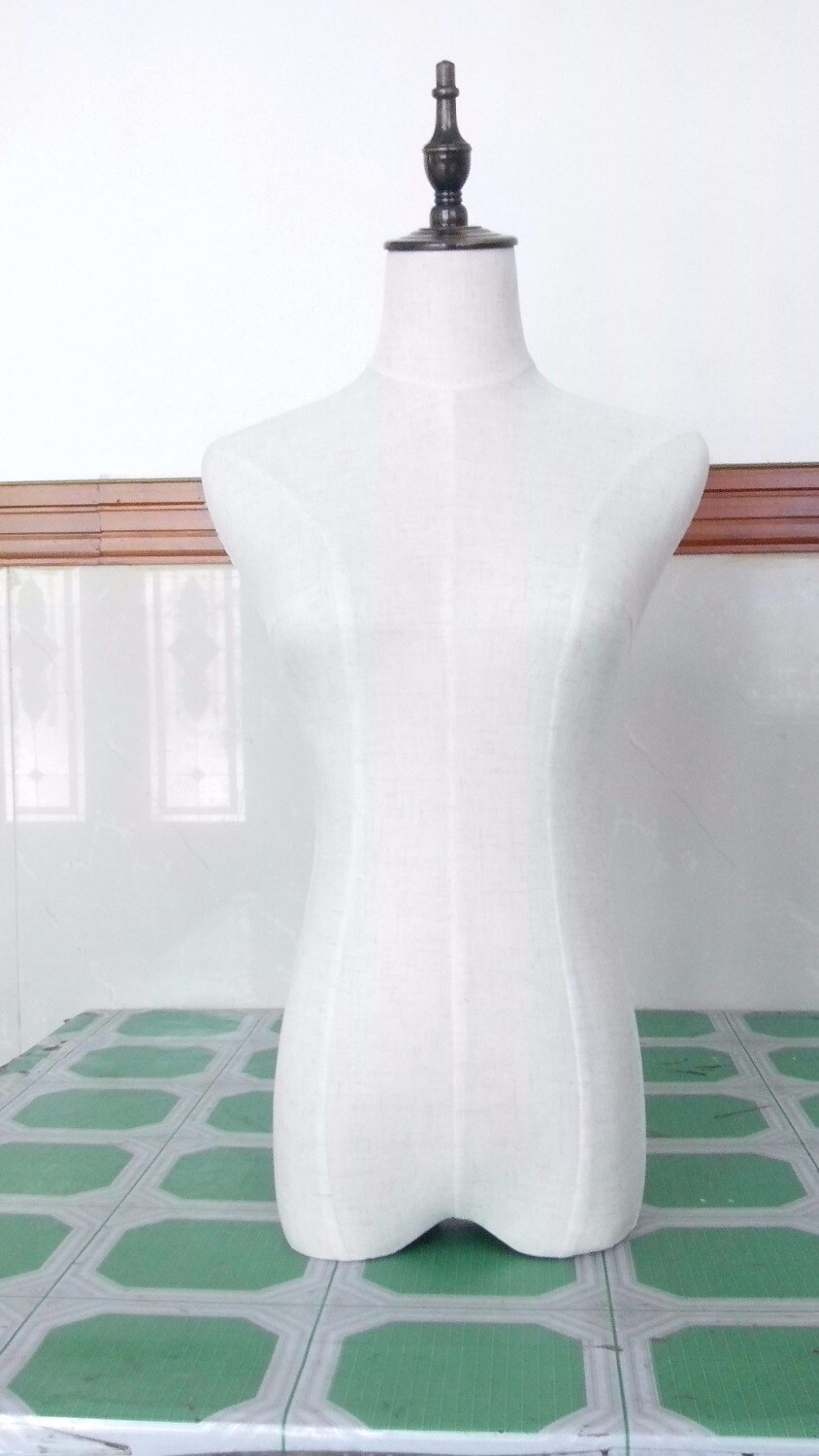 Maniquíes femeninos con soporte para vestidos de para mujer ropa de algodón de cuerpo superior para adultos simulacro cosmetología modelo de exhibición de ventana